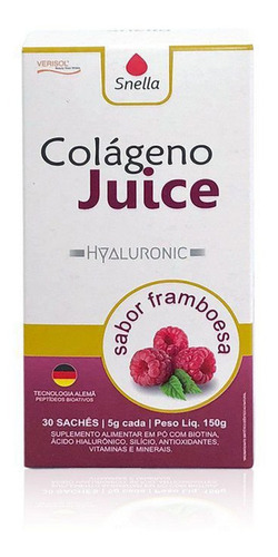 Colágeno Verisol Juice Hialuronico Snellla + Vitaminas