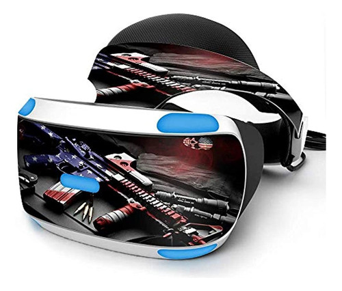   Vr Headset Skin Decal   Rifle Americ