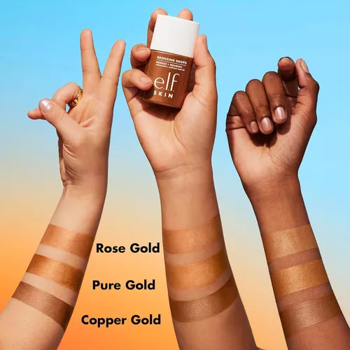 E.L.F. Cosmetics Bronzing drops Líquido Copper gold Unidad 1