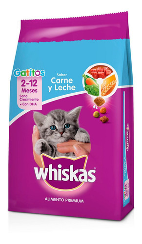 Imagen 2 de 5 de Ración Whiskas Gatitos Kitten + Obsequio
