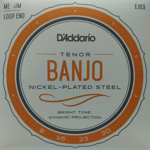 Encordoamento Para Banjo Tenor 4c D'addario Ej63