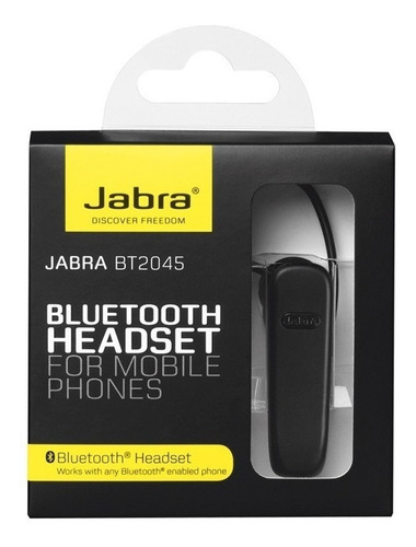 Auricular De Gancho Jabra Bt2045 - Negro, Bluetooth Color Negro