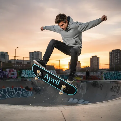 Tabla Skate April Chrome Logo 8.38 Laminates Profesional | Cuotas