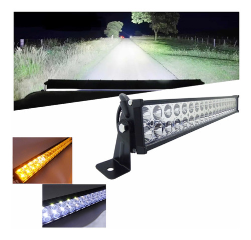 Barra Neblinero 40 Led Para Auto Camioneta Camión 12-24 Volt