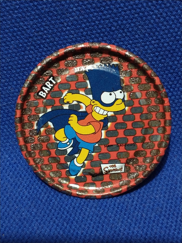 Tazos The Simpsons Silver #36 Tienda De Comics Bart 2006