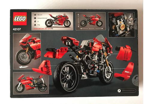 Ducati Panigale V4 R Lego Technic 42107 Moto Ducatti 646pz (Usado)