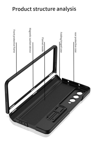 Funda Para Samsung Fold 4 Gkk 360 Con Soporte