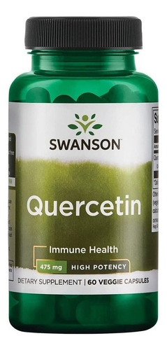 Quercetin 475mg 60cap Quercetina Alta Potencia,swanson,