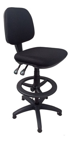 Silla De Oficina Cajero Alta Reclinable Negro