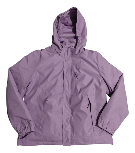 Campera De Mujer Dos En Uno Desmontable Impermeable M Al 8xl