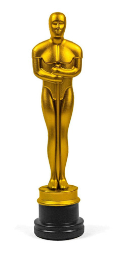 Estatueta Do Oscar Cinema Hollywood De Plástico Dourada