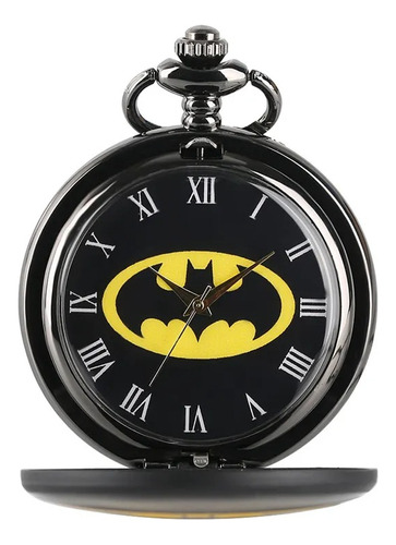 Reloj De Bolsillo De Cuarzo Tallado ( Batman )