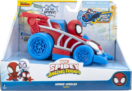 Pull Back Vehiculo Spidey Webbed Wheelies - Marvel Spidey