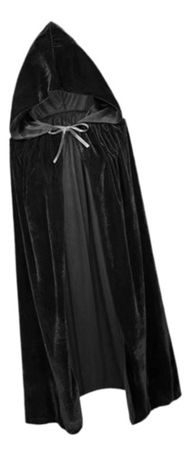 Capa Larga Con Capucha Para Halloween, Capa Suave Para