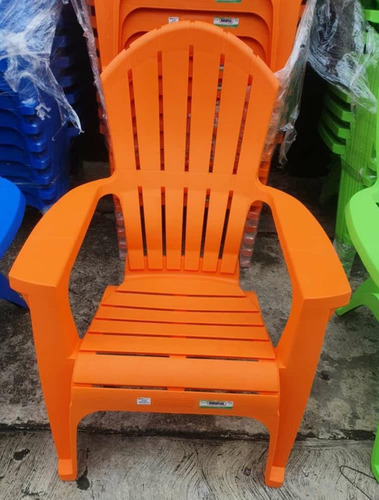 Imagen 3 de 6 de Sillas Plasticas Playeras Duraplas Sillón Reyes