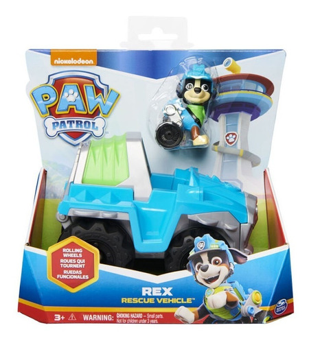 Paw Patrol Vehículo Camión De Rescate Dino De Rex