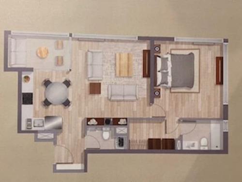 Departamento En Venta De 1 Dorm. En Vitacura (c. Goyenechea)
