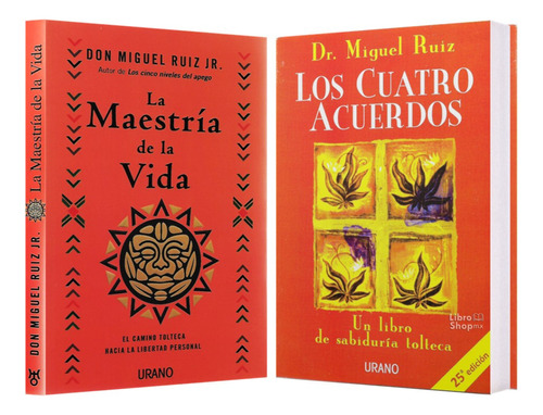 La Maestría De La Vida + Los Cuatro Acuerdos Pack 2 Libros