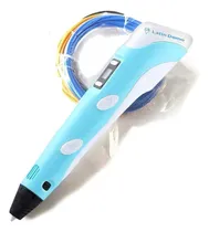 Comprar Lápiz Lapicera De Impresión 3d Con Lcd Filamentos Base Celeste Con Fuente Electrica
