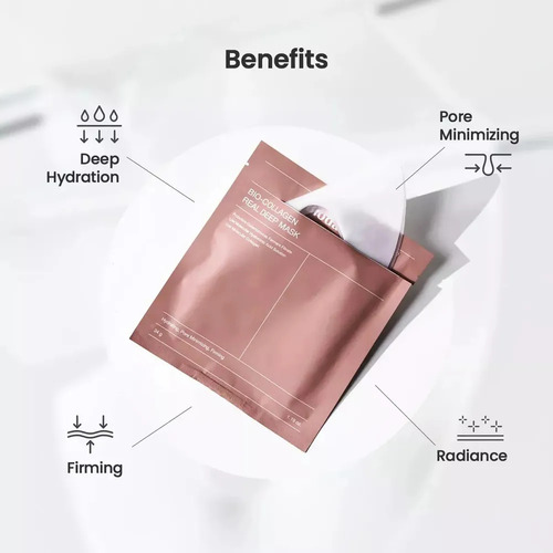 Máscara Profunda Biodance Bio Collagen Real 4 Unidades/caixa