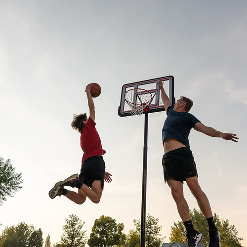 Pro Court Height Adjustable Portable Basketball System, 44 I