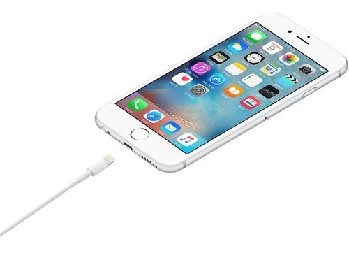 Imagen 7 de 7 de Cable De Conector Apple Lightning A Usb (1 Metro) Blanco