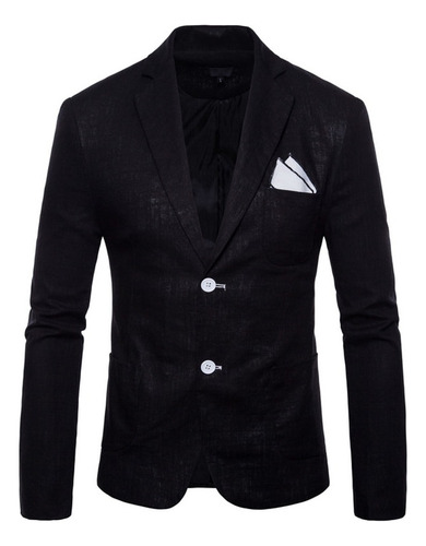 Chamarra Tipo Blazer Casual Ligera Para Hombre