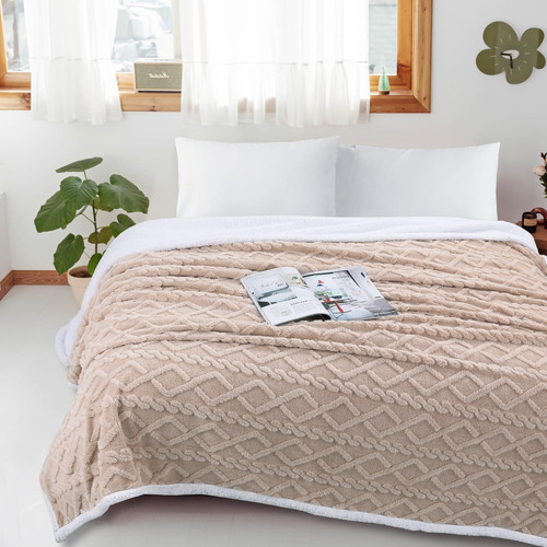 Frazada Polar Plush 2 Plazas Térmica Con Chiporro Premium