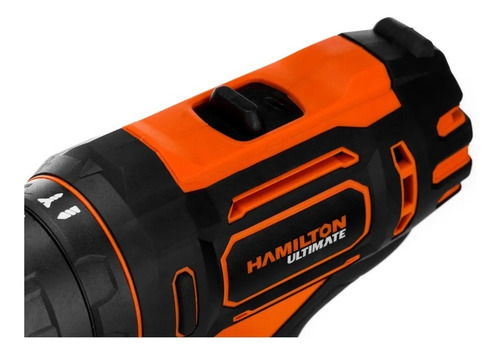 Imagen 3 de 5 de Taladro atornillador inalámbrico de 13mm Hamilton ULT110 20V + accesorios 220V - 240V 50Hz