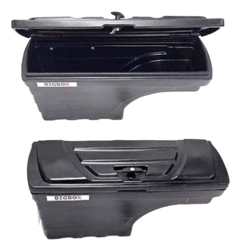 Baúl Móvil Lateral Bigbox Negro Para Camionetas Bl01