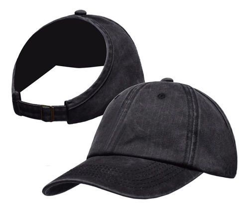Gorra De Béisbol Con Cola De Caballo Sin Espalda Para Mujer