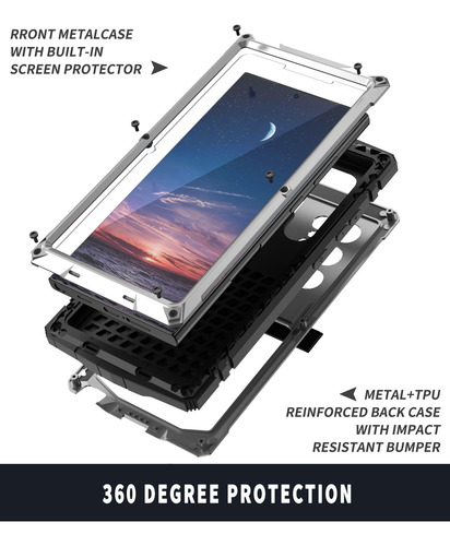 Cámara + Funda Protectora De Pantalla De Cristal Para Samsung Galaxy S25 Ultra S24 S23 S22 Plus S21 Fe Note 20 Cubierta