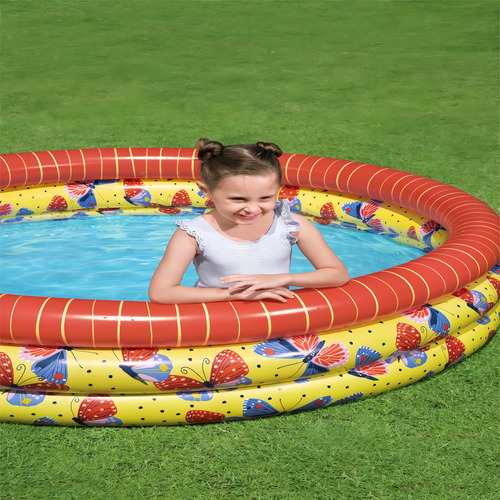 Piscina Mariposas 168x38cm - Bestway Color Rojo