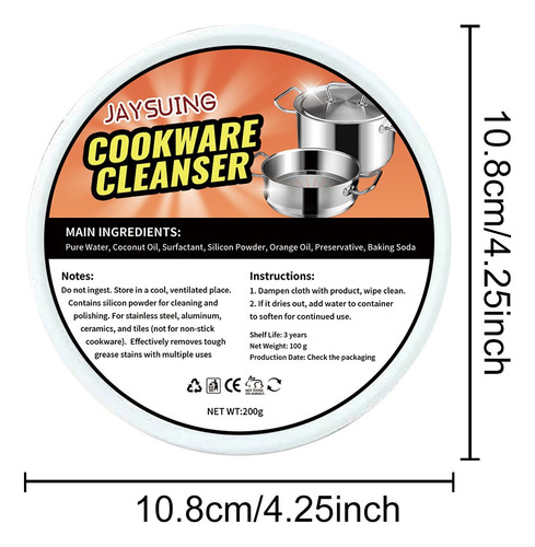 Limpiador De Ollas Y Sartenes Para Utensilios De Cocina, Ant