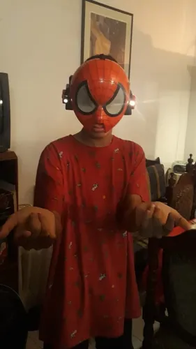 Máscara Marvel Spiderman Niño. (Usado)