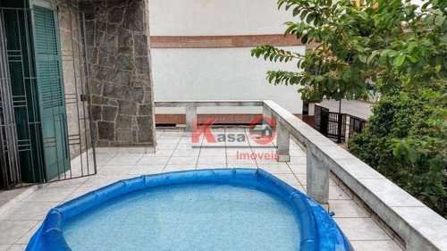 Imagem 18 de 24 de Casa Com 4 Dormitórios À Venda, 520 M² Por R$ 4.000.000,00 - Boqueirão - Santos/sp - Ca1261