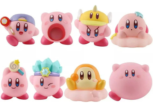 Kirby Star Set 8 Figuras Pixie Mirror Maze Capsule Doll