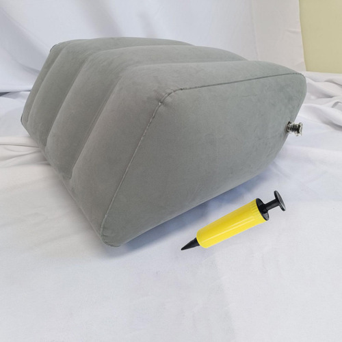Cuña Almohada Dormir Relax Inflable Pierna Almohada