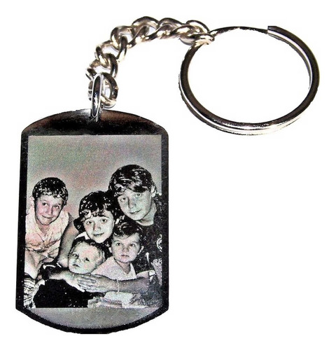Foto Llavero Acero Personalizado Identidad 25x40mm