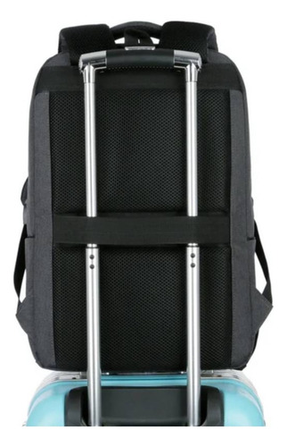 Mochila Escolar Con Funda Porta Notebook Y Puerto Usb