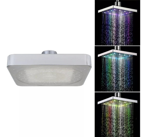 Ducha Filtración De Baño De Baño Agua Luz Led Colorido Rgb 7