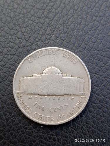 Moeda Eua Five Cents 1940, Usa (Usado)
