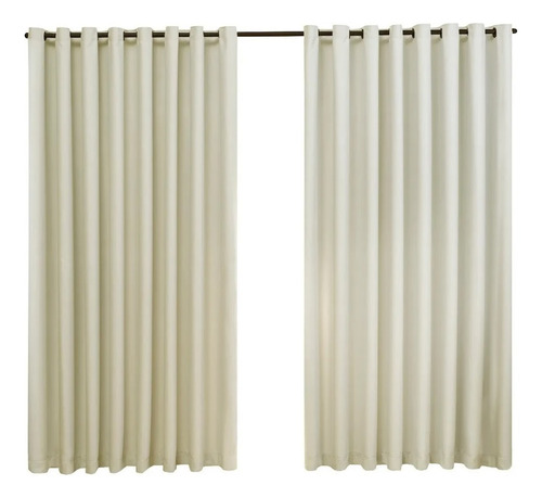 Cortina Blackout Para Quarto 5,00m X 2,80m Em Tecido Grosso