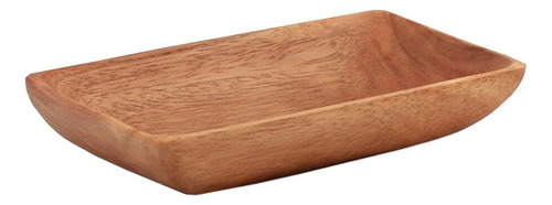 Bandeja Fuente Rectangular Madera Acacia Eco 30 X 15 X 4 Cm