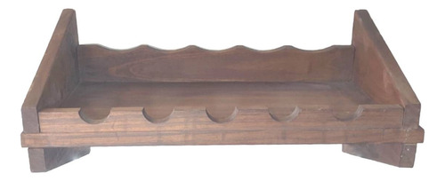 Bodega Copera De Madera Artesanal 26x26x51.5cm H Y T