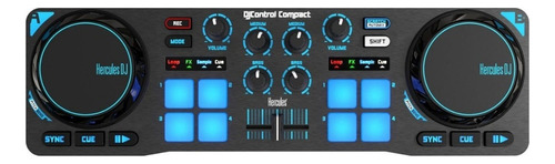 Controlador DJ Hercules DJControl Compact negro de 2 canales