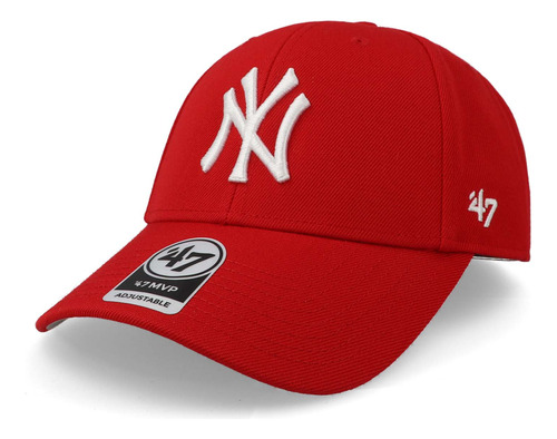 Gorra 47 Mlb Yankees Mvp Unitalla Rojo Unitalla