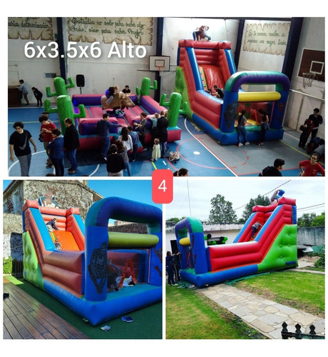 Imagen 2 de 5 de Alquile Castillo Inflable Toro Mecánico, Rampa, Cabina Fotos