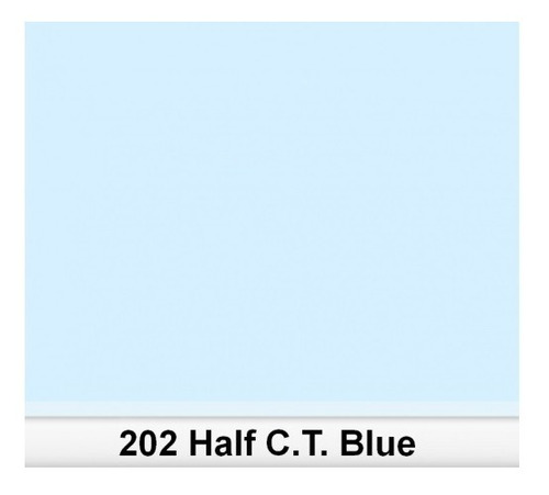 Rollo De Filtro 7.60 X 1.22mt Half Ct Blue Ctb Lr202 Lee