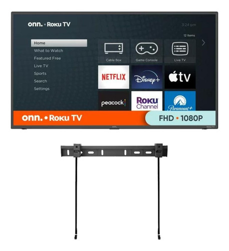 Television Onn 100069992 Smart Tv Pantalla Led 43'' Full Hd (Reacondicionado)